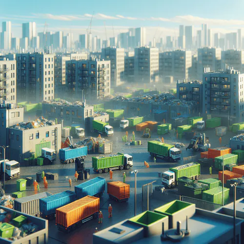 GoodCollect Containerdienst in Wohngebieten – Abfallcontainer und Baucontainer mieten für Recycling und Bauschuttentsorgung