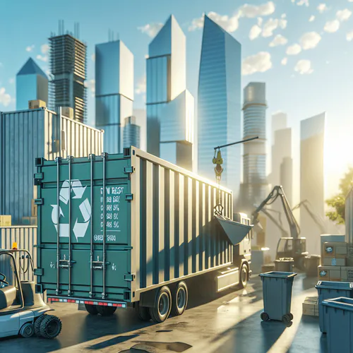 GoodCollect Containerdienst in der Stadt – Abfallcontainer und Baucontainer mieten für Bauschutt und Gewerbeabfälle